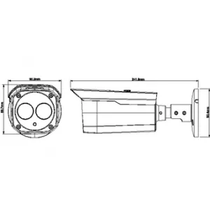 Видеокамера DAHUA DH-HAC-HFW2120BP-0280B Видеокамера DAHUA DH-HAC-HFW2120BP-0280B