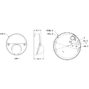 IP-камера DAHUA DH-IPC-HDBW4220FP-0280B IP-камера DAHUA DH-IPC-HDBW4220FP-0280B