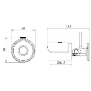 IP-камера DAHUA DH-IPC-HFW1000SP-W-0360B IP-камера DAHUA DH-IPC-HFW1000SP-W-0360B