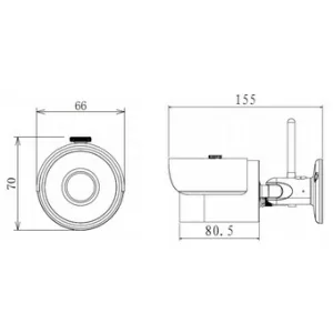 IP-камера DAHUA DH-IPC-HFW1200SP-W-0600B IP-камера DAHUA DH-IPC-HFW1200SP-W-0600B