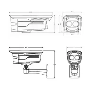 Видеокамера DAHUA HAC-HFW2100B(WITH BRACKET) Видеокамера DAHUA HAC-HFW2100B(WITH BRACKET)
